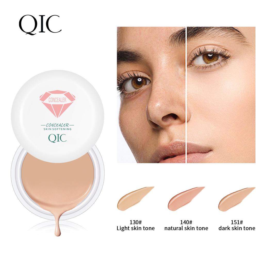 Concealer Cover Acne Mark Concealer Liquid Cover Dark Circles Makeup Three-Color Concealer
