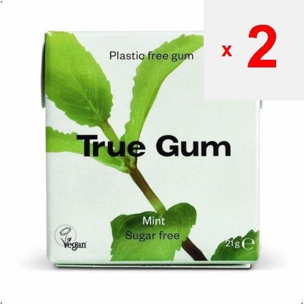 True Gum TRG021MT Mint 21gEigenschaften - Plastikfrei (Kaugummibasis und Verpackung) - Die Kaugummibasis besteht aus natürlichen Inhaltsstoffen. Eigenschaften - Plastikfrei (Kaugummibasis und Verpackung) - G