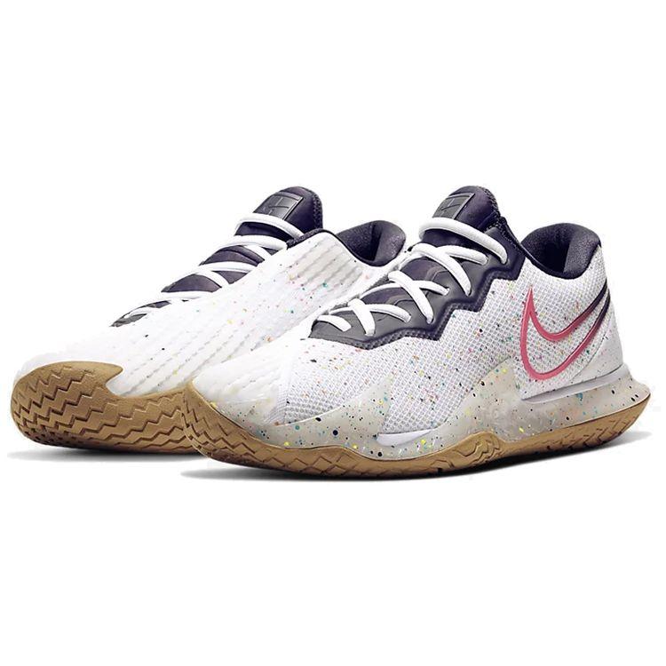 Nike Court Air Zoom Vapor Cage 4 White Gridiron Unisex Sneakers Wheat Laser-Crimson CD0424-105