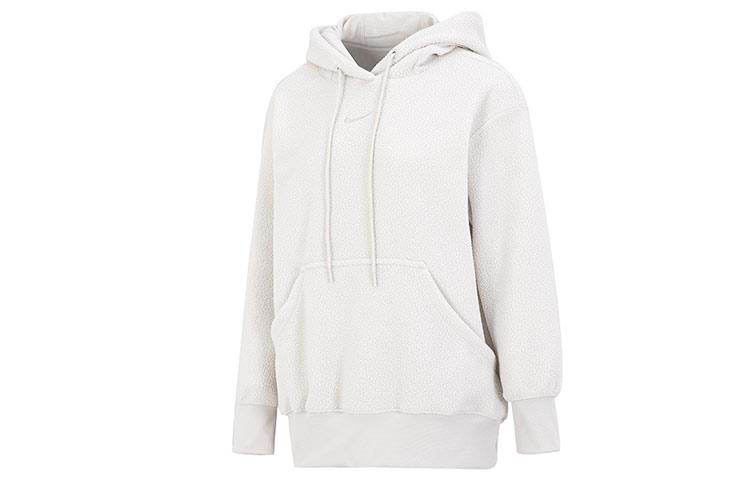 

Nike Sweatshirts Women s White Hooded Thickened Regular DQ6841-072 L