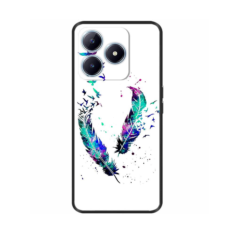 For Realme C63 Case Animals Soft Silicone TPU Phone Cases Back Cover For OPPO Realme C63 C61 C 63 Shockproof Protective Fundas