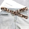 Millennium Pink Plüsch Leopardendruck Ledergürtel für Damen - Punk-Stil für Röcke & Jeans