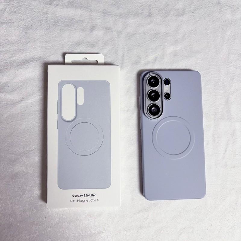 Ultra Thin Matte PC Case Galaxy S26 With Magnetic Snap-on Design Shockproof Anti-Slip Slim Hard Cover