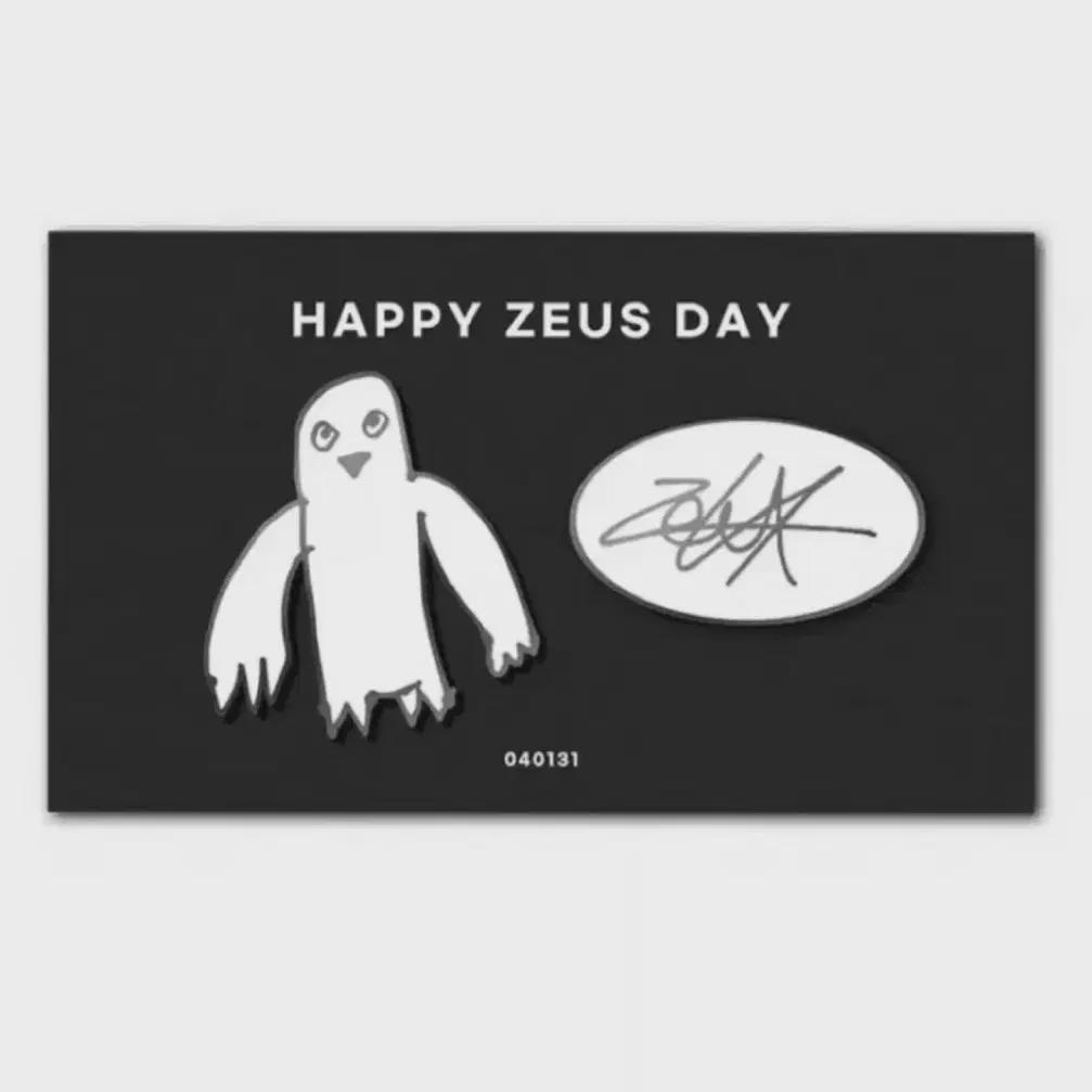 

Zeus Birthday Badge