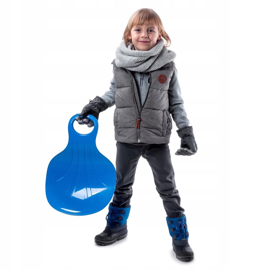 KADAX Sanki Dla Dzieci Ślizg Zjazdowy Jabłuszko Jabłko Plastikowe mocne