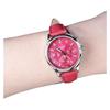 Casio CASIOSHEEN Series Waterproof Quartz Movement Leather Strap Japanese and Korean Watch Women's Watch Red Dial SHE-3047L-4A