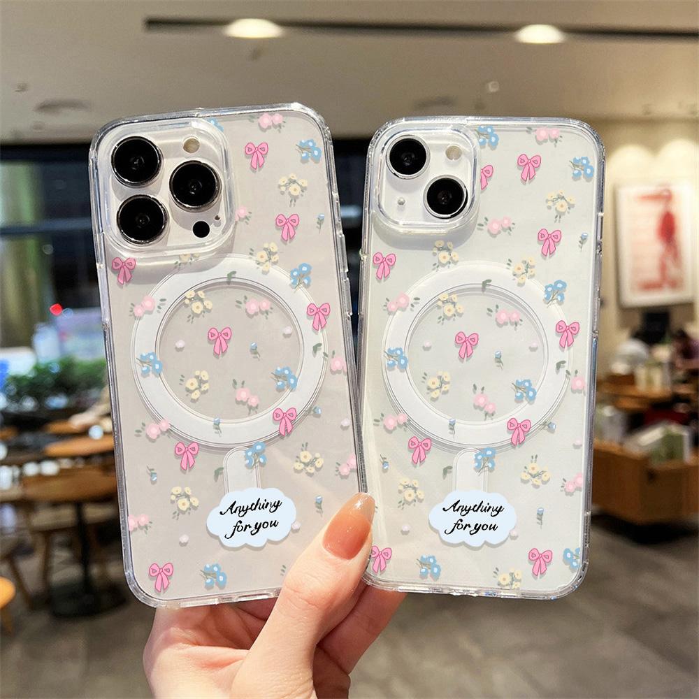 Magnetic Phone Case for iPhone 12 14 16 17 Pro 17 16 15 14 13 12 Pro Max  12 13 14 15  16 High Quality Shockproof Shell Full Protection Cute Style