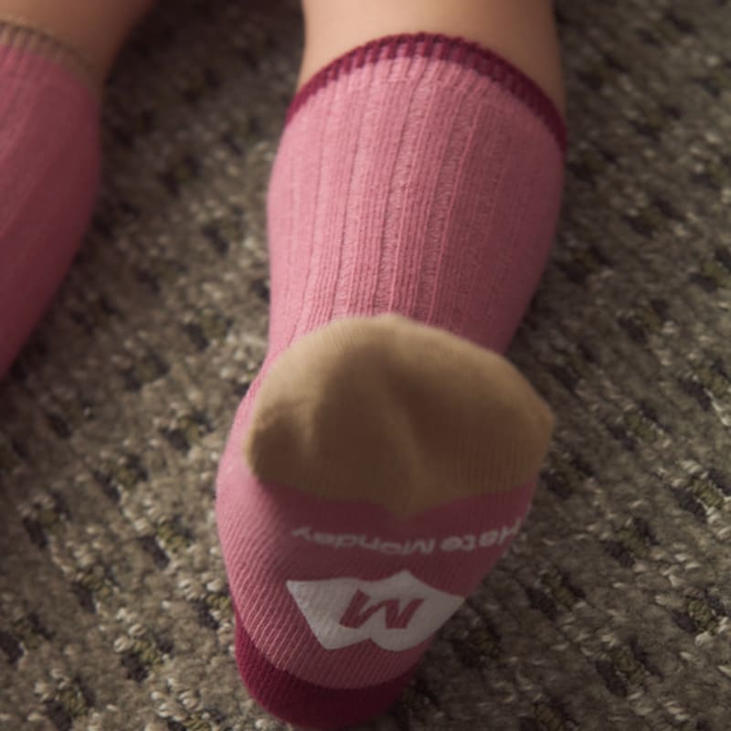 

i hate monday [IHM09BS03] Little Five Kids Socks Rose FREE