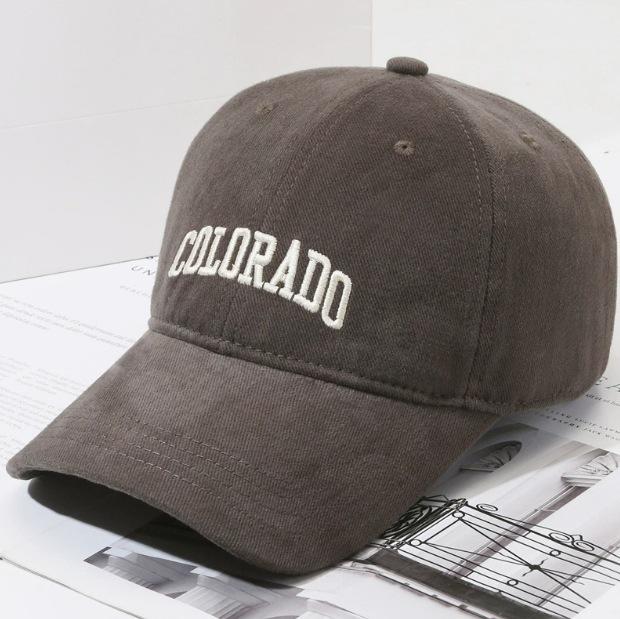 New Men's Baseball Cap Women's Deep Top Wide Brim Big Head Circumference Cap Showing a Small Face Sun Protection Versatile Sun Hat