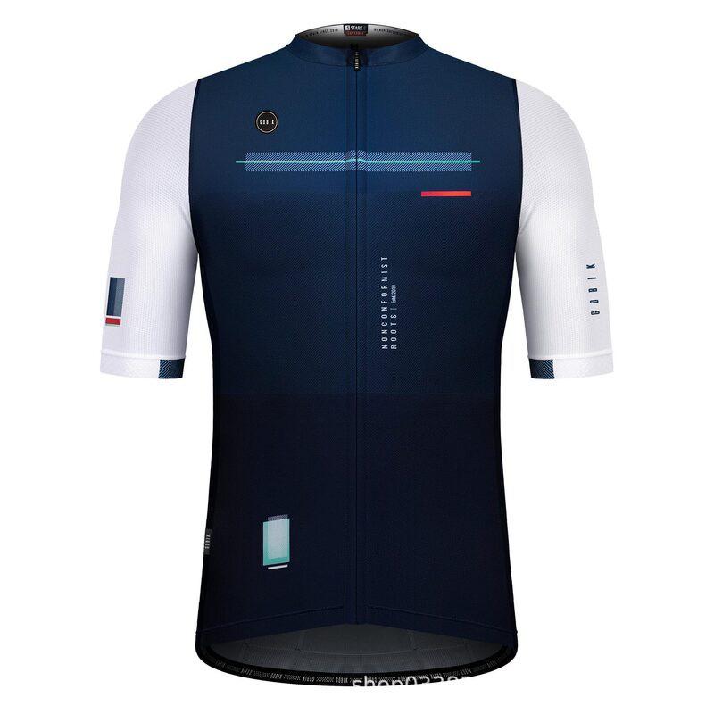 GOBIK Mens Cycling Jersey Short Sleeve Breathable Road Bike Shirt Ride