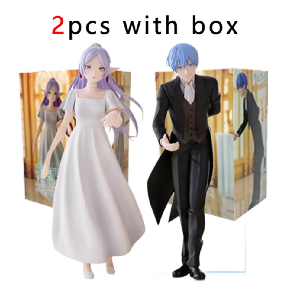 18-20cm Frieren: Beyond Journey's End Anime Figure Frieren Himmel Proposal Dance Action Figure PVC Ornaments Toy Brithday Gifts