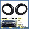 Fit BMW E83 X3 LCI 07-10 Front Fog Light Lamp Cover Ring Black Trim Grill LR 2PC