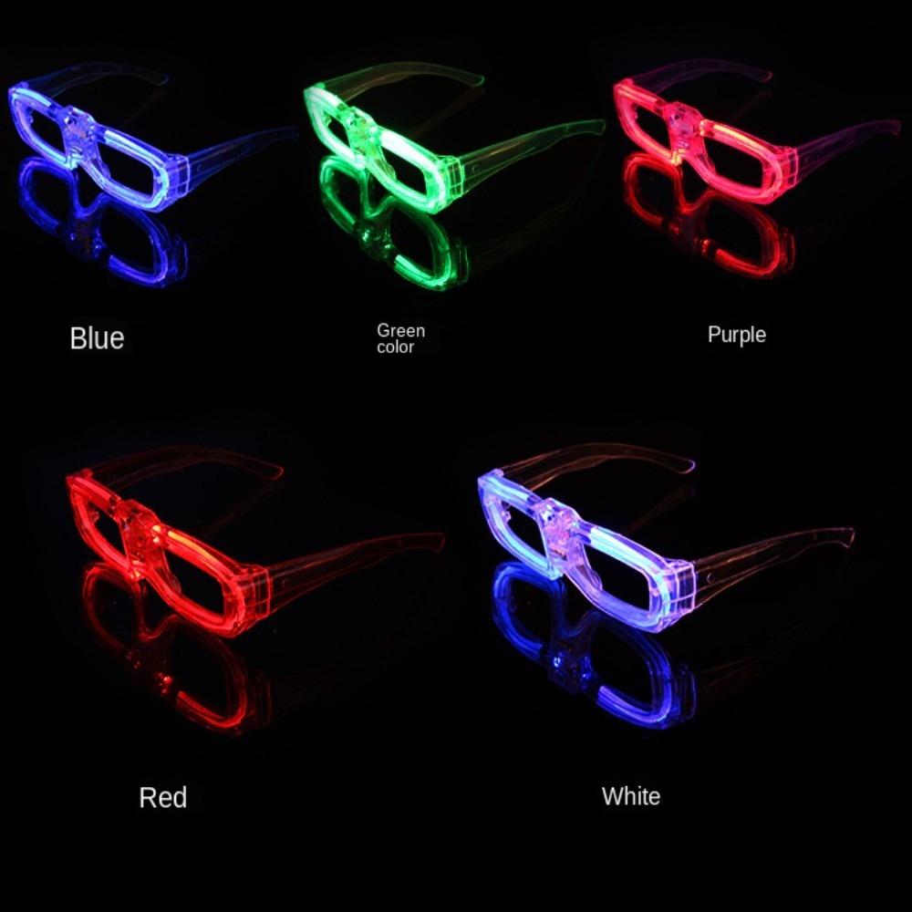 Party Concert Props Flashing Glasses Shutter Shades Glasses Glow Sticks Glasses Luminous Glasses