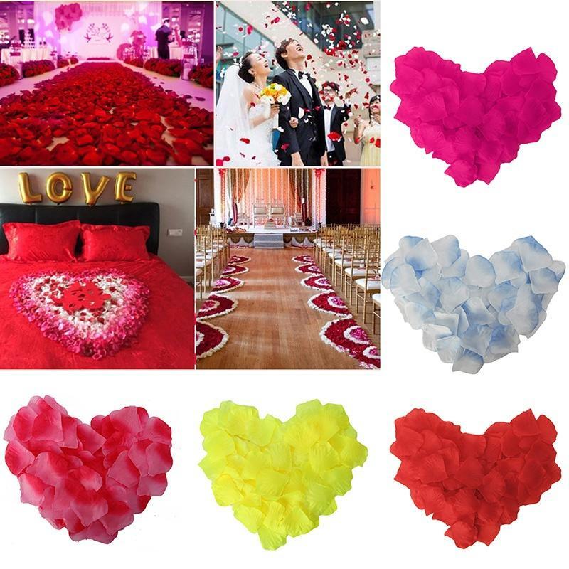 1000Pcs Flower Rose Petals Floral Confetti Decor Wedding Party Table Decoration 1000Pcs Flower Rose Petals Floral Confetti Decor Wedding Party Table Decoration