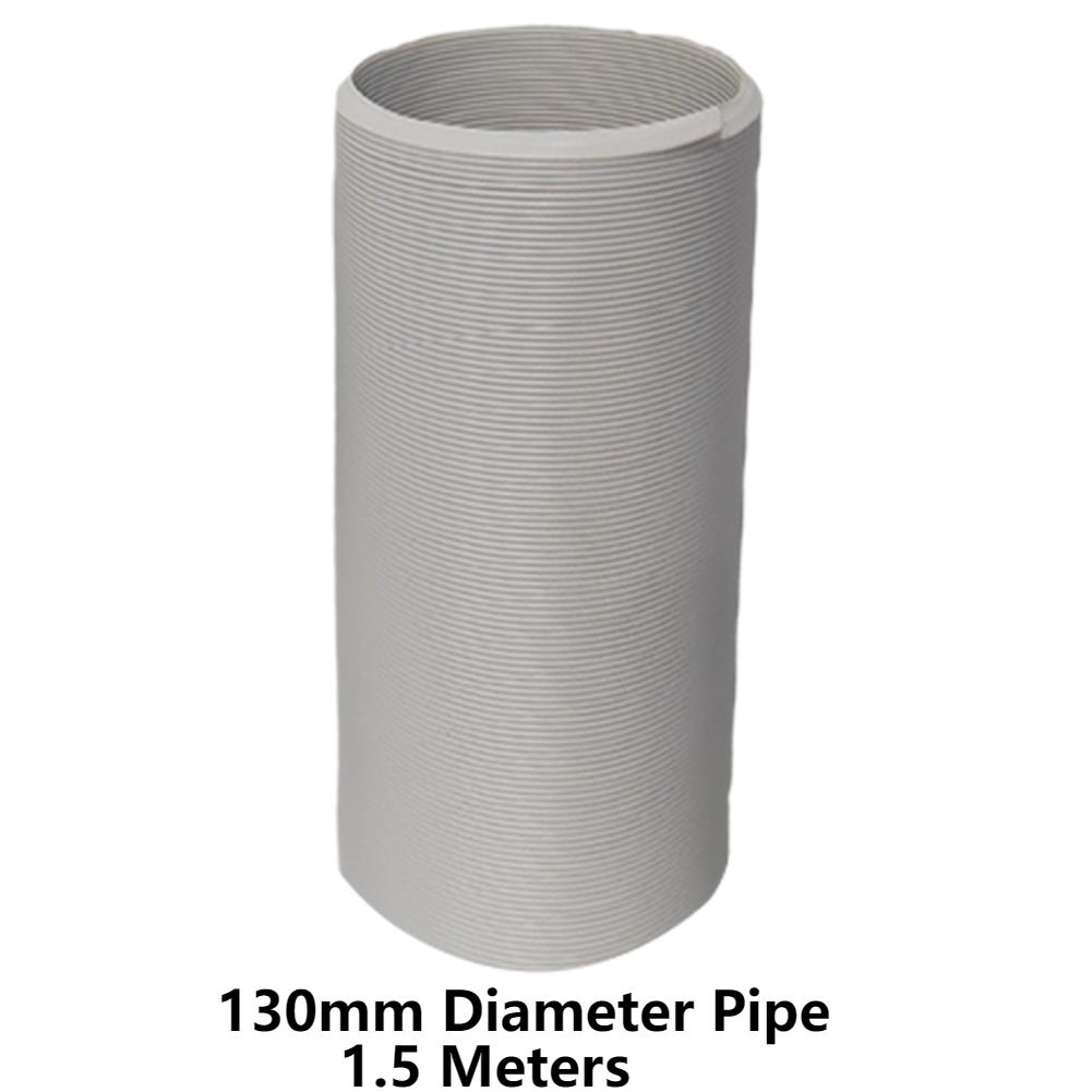 Flat Air Conditioning Exhaust Hose Adapter 130/150mm Diameter Exhaust Hose Air Vent Connector Exhaust Systems Accessories