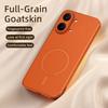 Luxury Goat Skin Leather Magnetic Ring Phone Case for POCO X8 Pro X8 Pro Max Redmi Turbo 5 5Max 4Pro K90/K80 Pro Max Back Cover