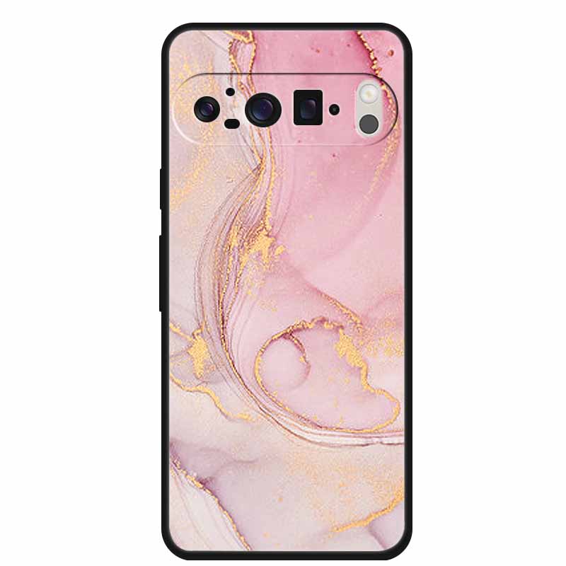 For Google Pixel 10 Pro Case Vivid Graceful Premium Marble TPU Soft Silicone Phone Cases Impact Chic Mineral-Finish Para Cover