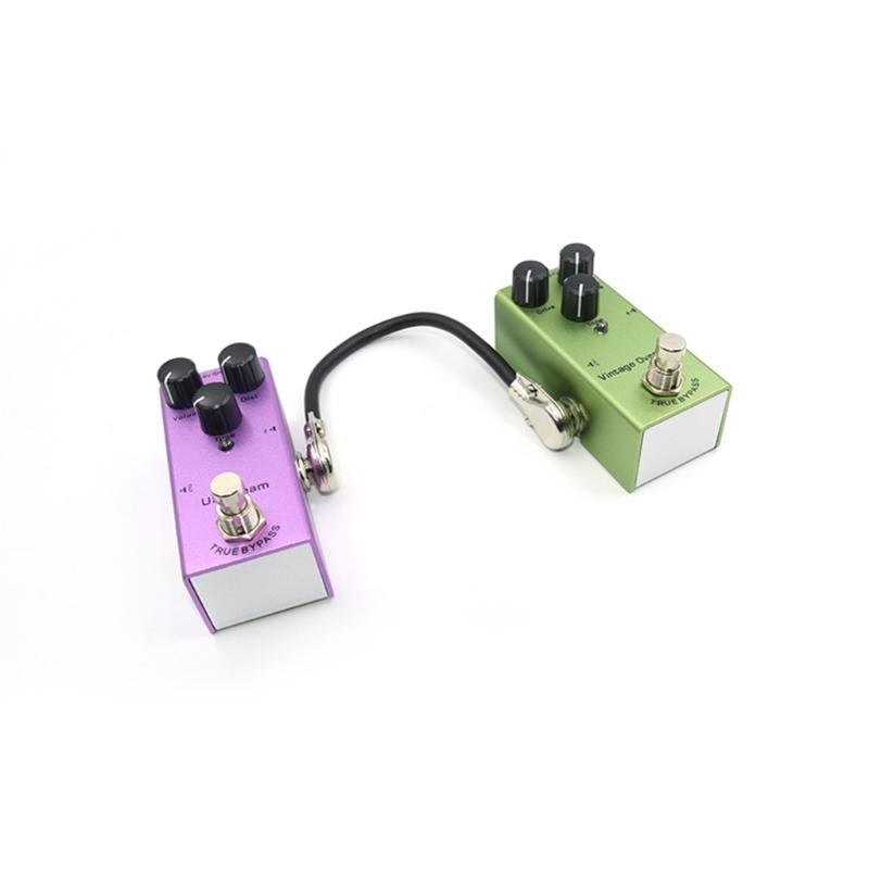 Low Noise Male To Male Guitar Patches Cable Right Straight Angle Guitar Effect Cable Profession Guitar Pedalboard Cable