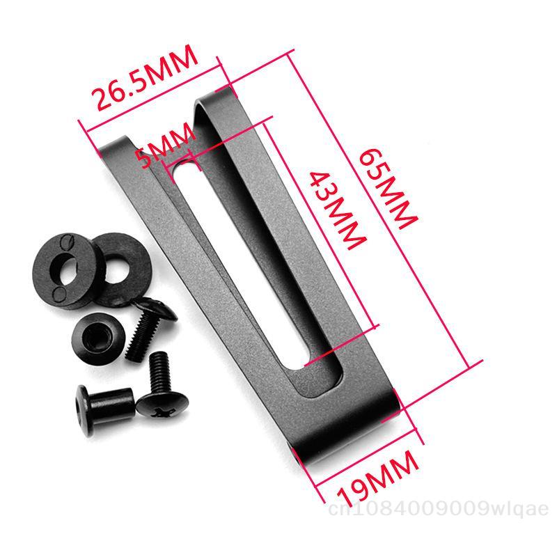 Universal IWB Holster Clips Kit , Spring Steel Replacement Belt Clips for K Holsters & Knife Sheaths