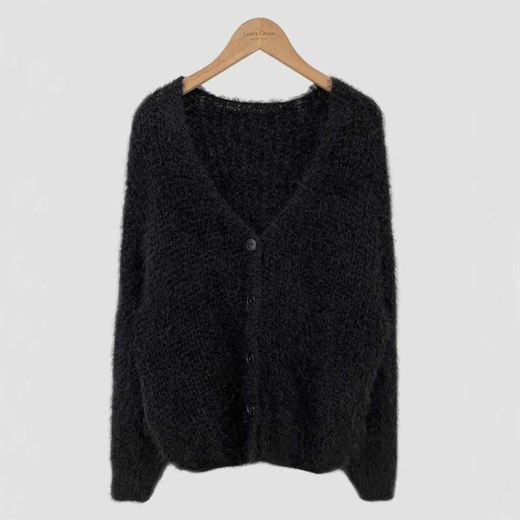 2024 Korean V-neck Knit Sweater - Loose Casual Autumn/Winter Style