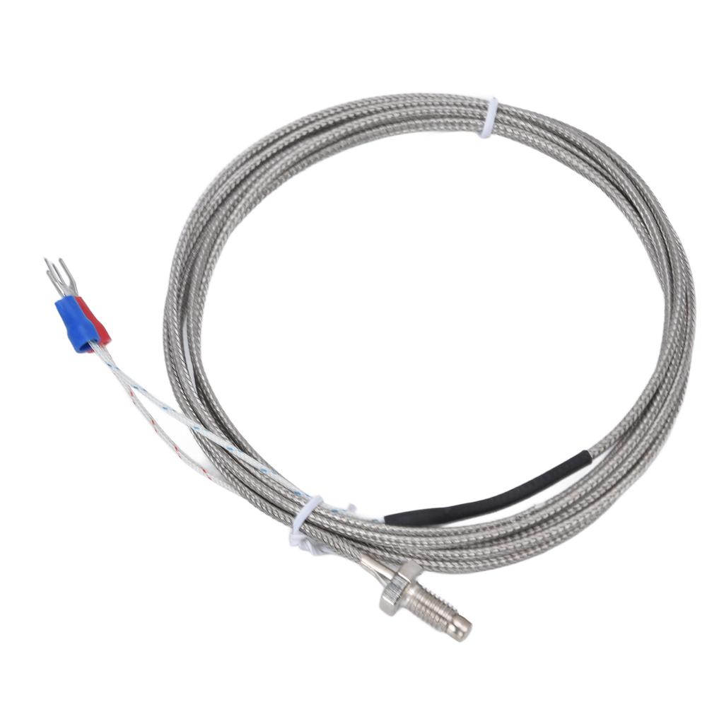 K Type Thermocouple Ground Shielded Wire Temperature Sensor Screw Probe 0‑450℃ WRNT‑01