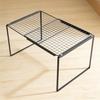 Cabinet Organizer Adjustable Shelf Stackable Rack Expandable Design