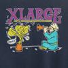 XLARGE Long sleeve sweat trainer M Navy Men's Used
