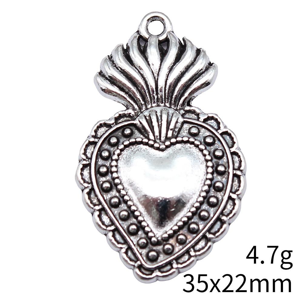 Christmas Decorations Charms Jewelry Gothic Style Peach Heart Charms Pendant Items Craft Pendants