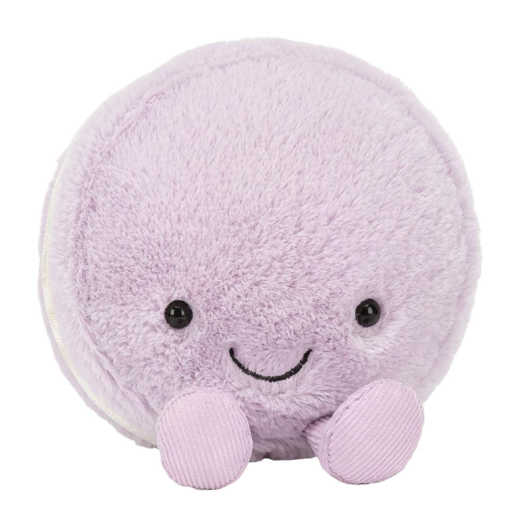 

Soft Plush Round Stuffed Toy with Smiling Face and Small Feet Cozy Decorative Pillow for Kids and Adults Comfortable and Durable One Size белый