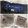 Used M's Gracie Different Materials with Belt Docking Summer Dress White Black 38