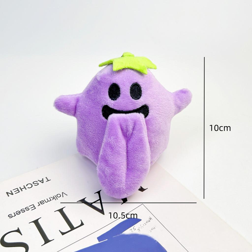 Halloween Cute Large Tongue Angel Ghost Plush Pendant For Kids And Teen Gifts