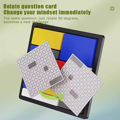 Puzzle d'entraînement à la pensée logique pour tout-petits Jouet Cubes Montessori Jeux de société Jouets éducatifs interactifs parent-enfant Jeux de fête