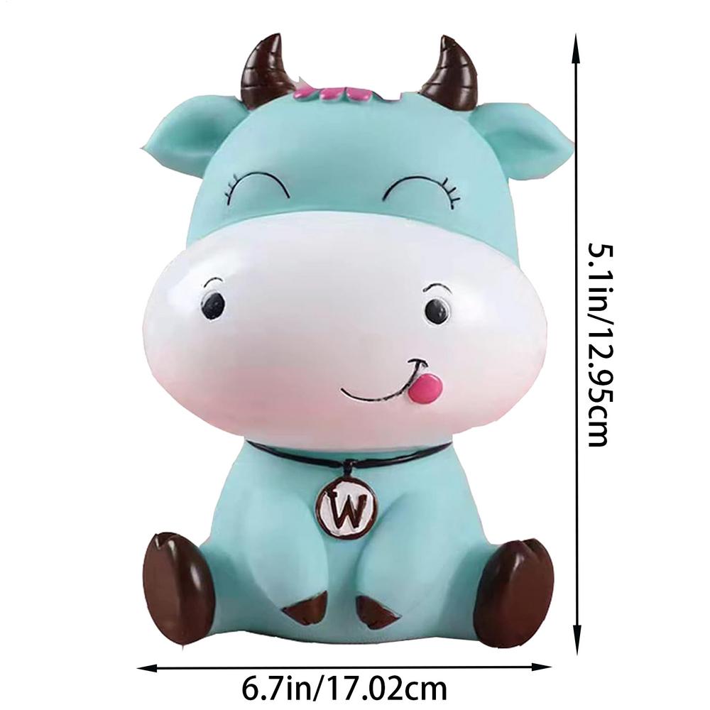 

Cow Money Bank Cute Animal Cow Coin Storage Bank Funny Decorative Money Storage Jar for Boys Girls Child Birthday gift