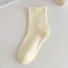 Female Spring and Autumn Sweat Absorption Boneless Loose Mouth In The Tube Socks