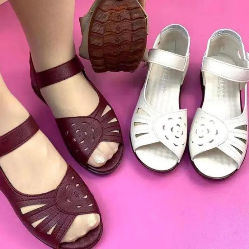 Fashion 2024new Shoes Women Sandals Premium Mid Heels Platform    Orthopedic Party Plus Size