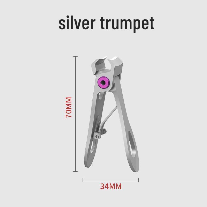 

Кусачки для ногтей из нержавеющей стали с защитой от разбрызгивания для толстых и твердых ногтей