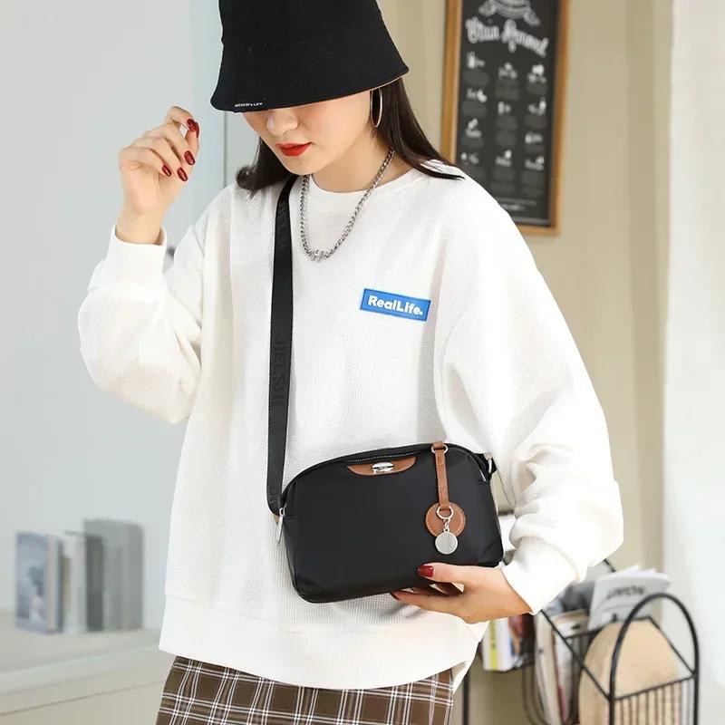 Women's Waterproof Nylon Crossbody Bag Ladies Luxury Designer Large Capacity Handbags Purse Female Casual Shoulder Pillow Bags