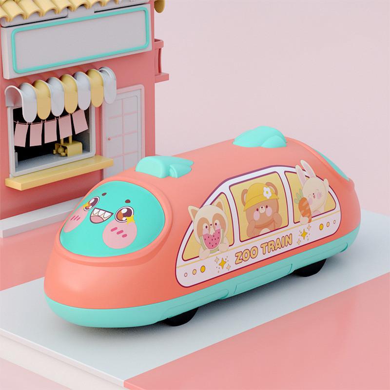 Children's High-speed Train Toy Car Inertial Train Harmony Express Train Model Boy Gift Wholesale Plastic/plasticine Material
