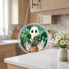 Acrylic Puzzles Suncatcher, Ghost Witch Pumpkin Window Hanging Decor, Halloween Graduation Mother's Day Birthday for Women