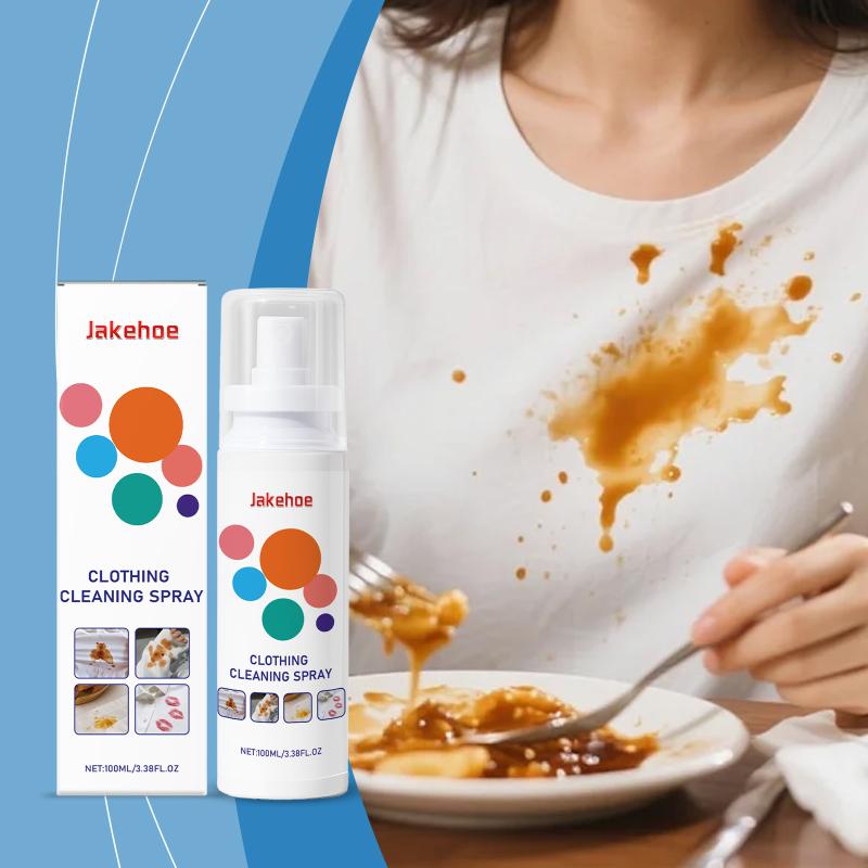 Jakehoe Clothing Stain Remover Spray 100Ml Effective Fabric Stubborn Stains Removal Cleaning Agent Quick Clean Without Soaking