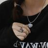 Colorful Butterfly Rabbit Collar Chain Cute Heart Pendant Necklace for Girls Sweet Heart Clavicle Chain Jewelry Women