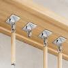 Stainless Steel Hook Kitchen Bedroom Wall Clothes Hook Non Punching Storage No Trace Strong Adhesive Hook Hanging Rack