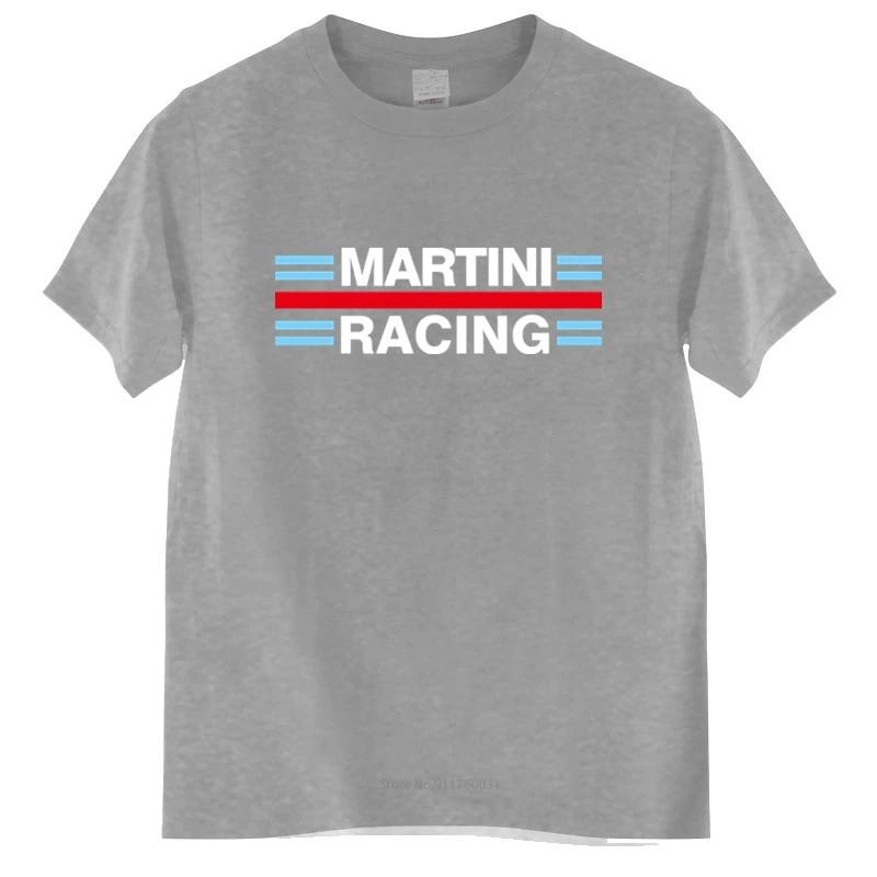 

Хлопковая футболка мужская с круглым вырезом Топы Williams Martini Racing Новая мужская рубашка с короткими рукавами Летняя Большого размера Homme Черная футболка S