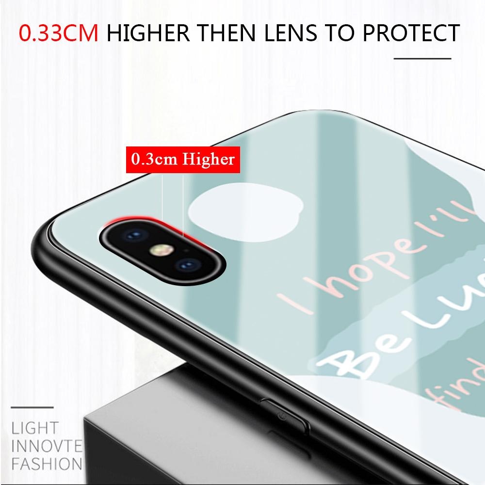 Tempered Glass Phone Case For iPhone 11 12 13 14 15 16 17 Redmi 10 12 14C Note10 Note14 Xiaomi 11Lite PocoC75 Soft Edge Shockproof Smooth Shell