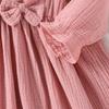 Princess Dress for Girls, Sweet Long-sleeved Dress with Bows for Children In Autumn