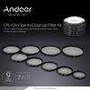 Andoer 58mm UV+CPL+Star8+Close-up (+1 +2 +4 +10) Photography Filter Ultraviolet Circular-Polarizing