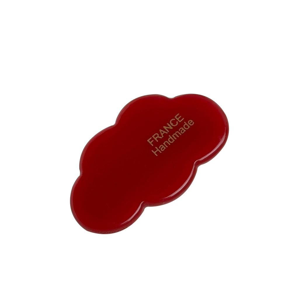 Fashionable And Stylish Acetate Cloud Hair Tie With Gold Accent And Elegant Hair Clip