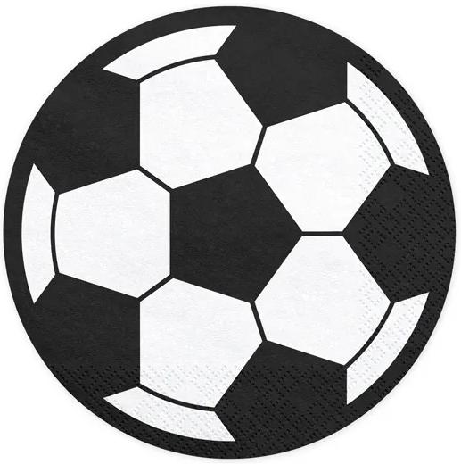 Soccer Football Birthday Napkins 20 Pcs