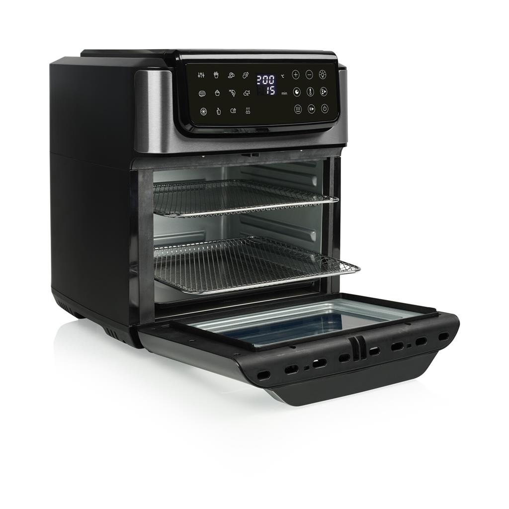 Tristar Heißluftfritteuse Ofen | FR-9068 | Leistung 1800 W | Fassungsvermögen 12 L | Heißlufttechnologie | Schwarz