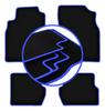 CARLUX-BLUE Car Mats For: Nissan Almera N16 Hatchback (2000-2006)